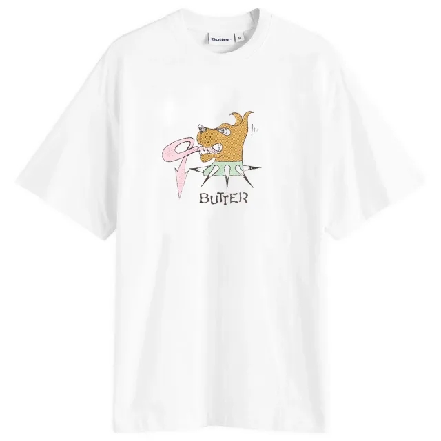 Butter Goods Men's Canine T-Shirt White