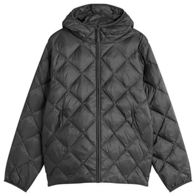 Hiking Patrol Men's Base LT Down Hooded Jacket Charcoal Black