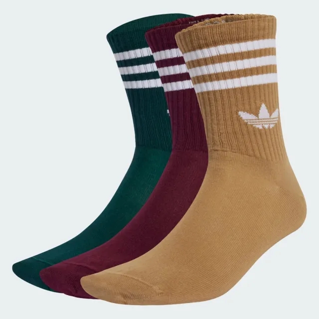 adidas 3-Stripes Crew Socks 3 Pairs