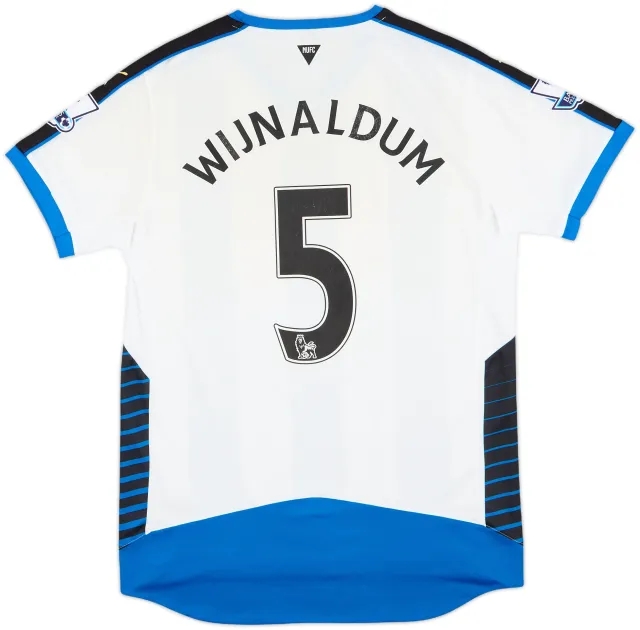 2015-16 Newcastle Home Shirt Wijnaldum #5 - 7/10 - (M)
