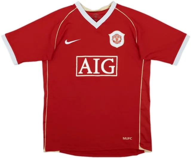 2006-07 Manchester United Home Shirt Scholes #18 - 7/10 - (XXL)