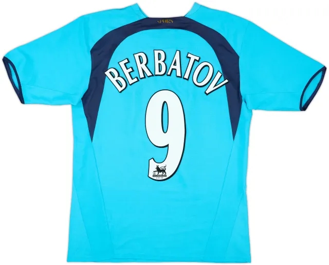 2006-07 Tottenham Away Shirt Berbatov #9 - 9/10 - (S)