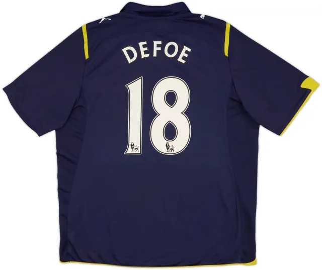 2009-10 Tottenham Away Shirt Defoe #18 - 6/10 - (XL)
