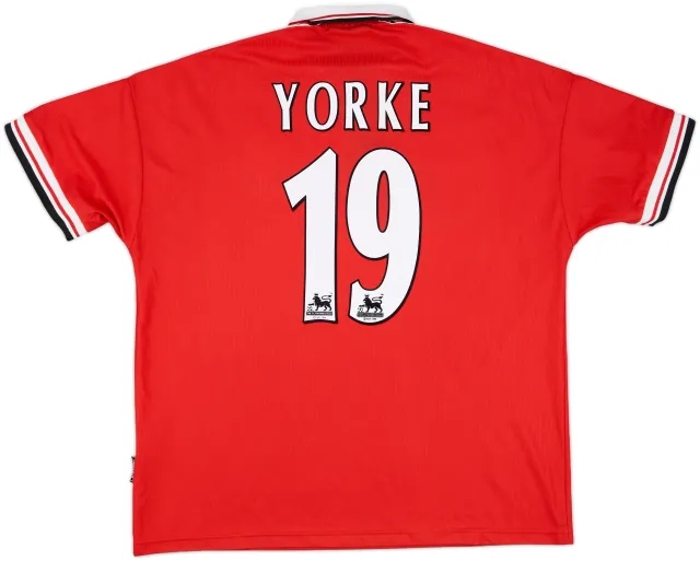 1998-00 Manchester United Home Shirt Yorke #19 - 8/10 - (XXL)