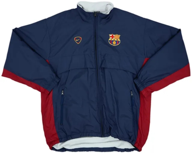 2000-01 Barcelona Nike Padded Bench Coat - 9/10 - (L)