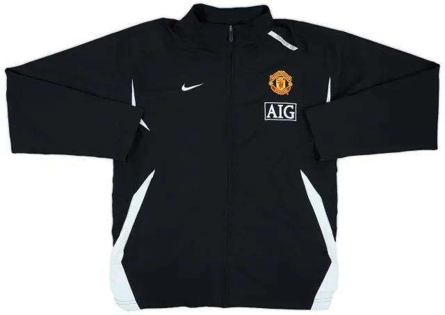 2007-08 Manchester United Nike Track Jacket - 10/10 - (L)
