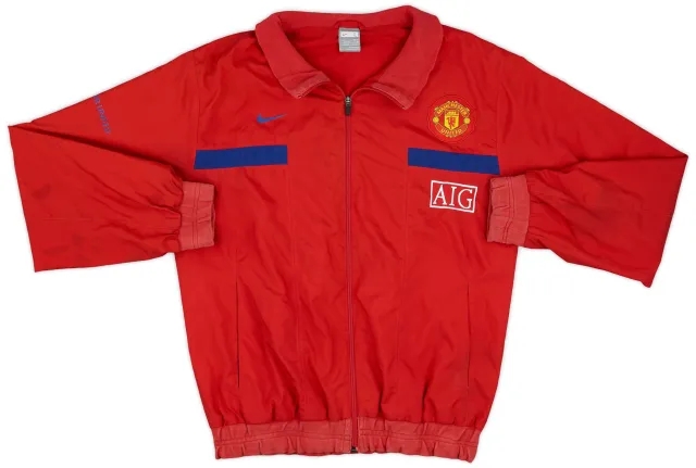 2009-10 Manchester United Nike Track Jacket - 7/10 - (L)