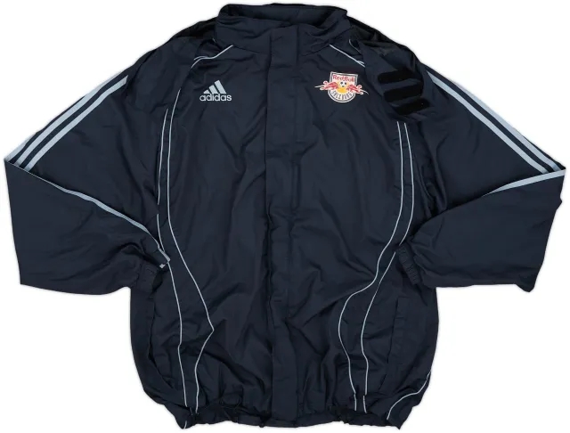 2006-07 Red Bull Salzburg adidas Hooded Rain Jacket - 8/10 - (M)
