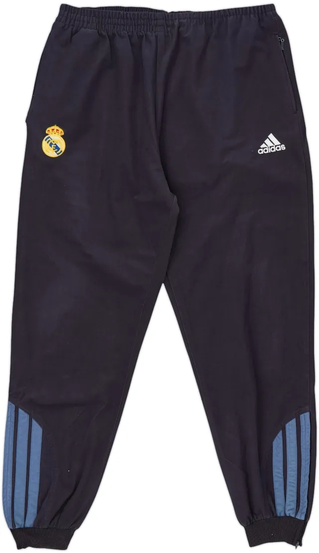 2001-02 Real Madrid adidas Track Pants/Bottoms - 7/10 - (XXL)
