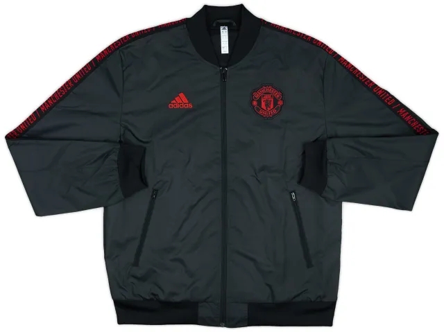 2018-19 Manchester United adidas Track Jacket - 10/10 - (M)