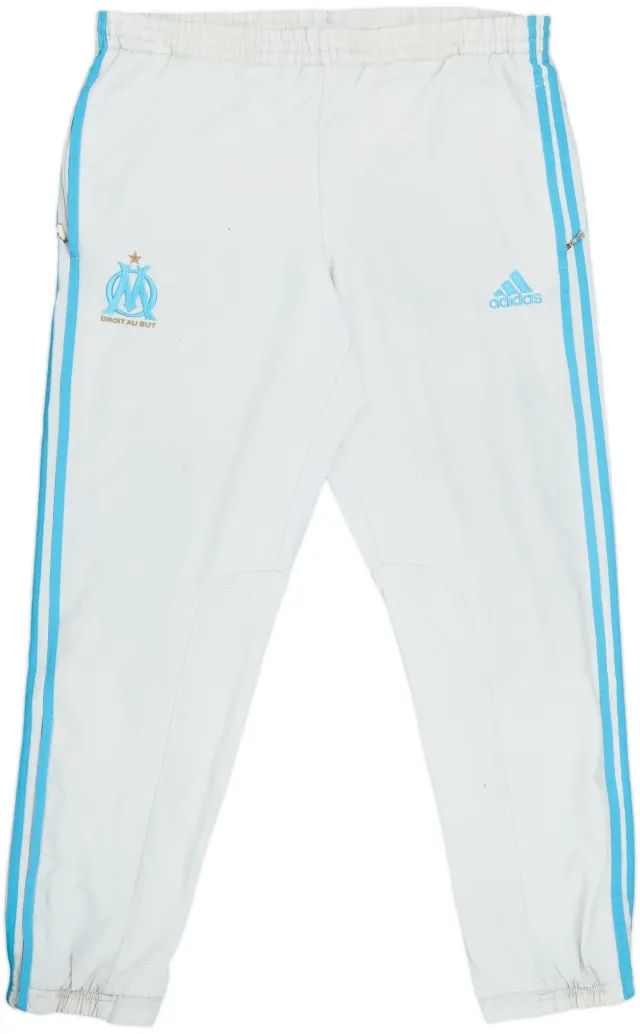 2008-09 Olympique Marseille adidas Track Pants/Bottoms - 5/10 - (M)
