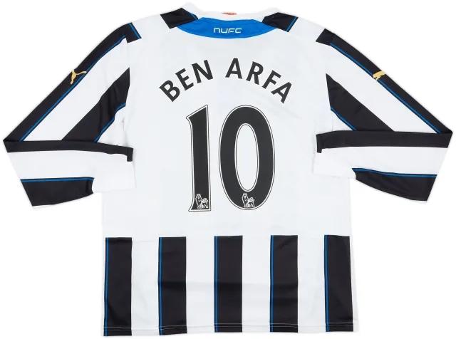 2013-14 Newcastle Home L/S Shirt Ben Arfa #10 - 9/10 - (M)