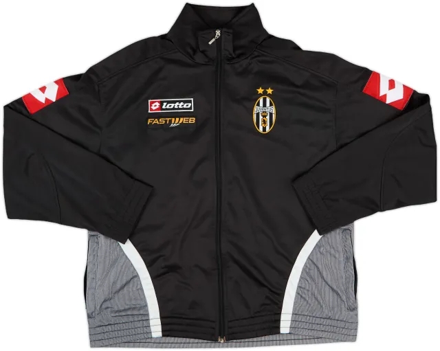 2001-02 Juventus Lotto Track Jacket - 9/10 - (L)