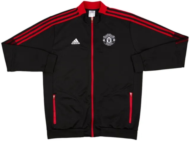 2021-22 Manchester United adidas Track Jacket - 7/10 - (XXL)