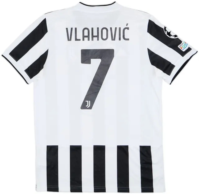 2021-22 Juventus Home Shirt Vlahovic #7 - 7/10 - (M)