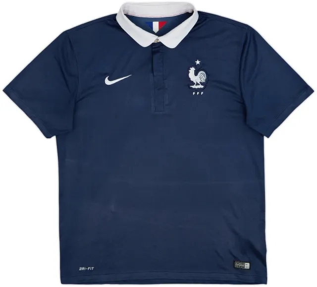 Nike France Mens SS Home Shirt 2014