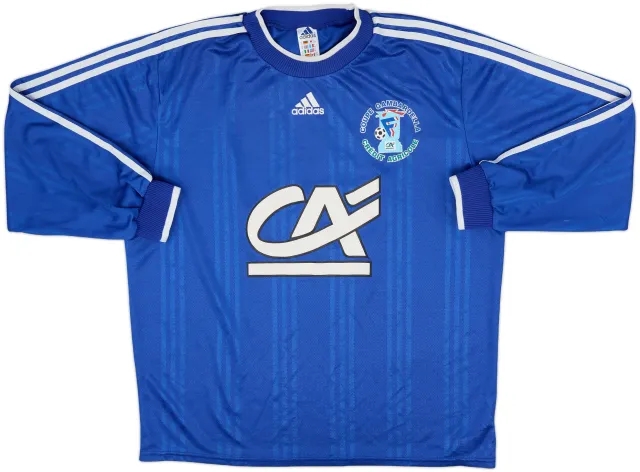 adidas France Mens LS Home Shirt 2000