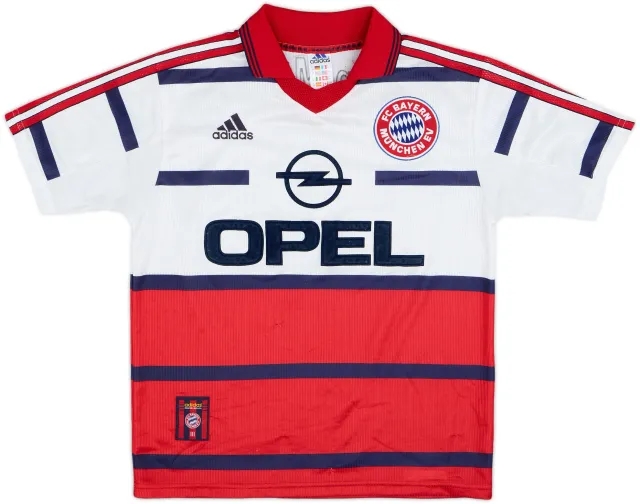 adidas Bayern Munich Mens SS Away Shirt 1998/00