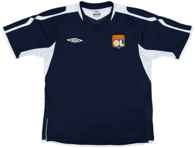 2006-08 Lyon Umbro Training Shirt - 9/10 - (M)