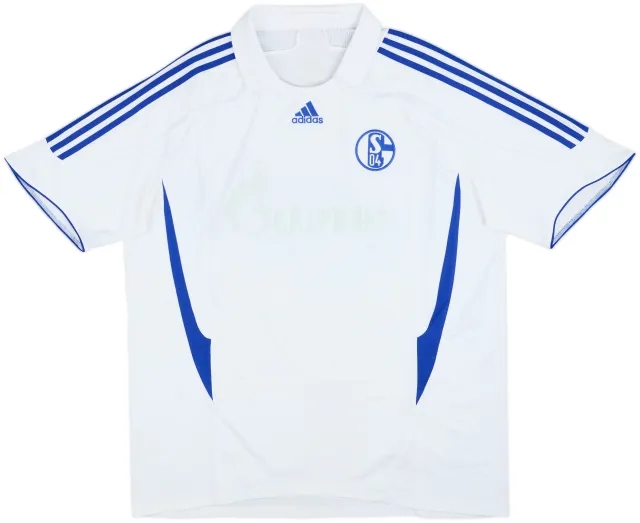 adidas Schalke 04 Mens SS Away Shirt 2007/08
