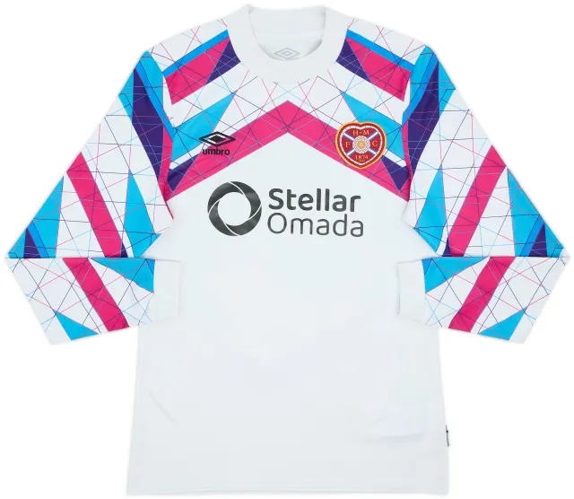Umbro Heart of Midlothian Mens LS Goalkeeper Home Shirt 2024/25