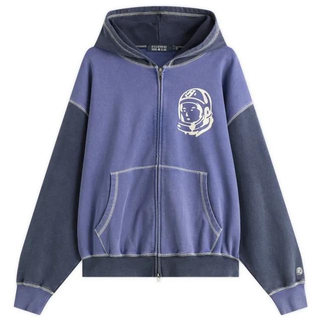Billionaire Boys Club Men's Indigo Oversized College Zip Hoodie