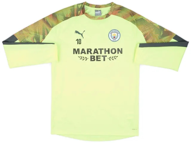 2019-20 Manchester City Player Issue Rain Shell Top #10 - 9/10 - (M)