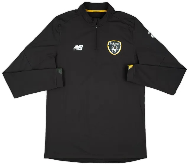 2019-20 Ireland New Balance 1/4 Zip Drill Top - 8/10 - (L)