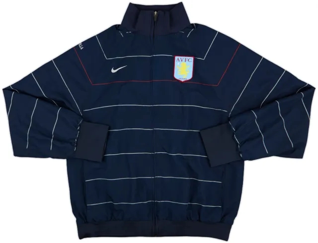 2008-09 Aston Villa Nike Track Jacket - 8/10 - (L)