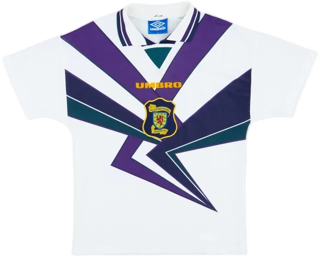 Umbro Scotland Mens SS Away Shirt 1995