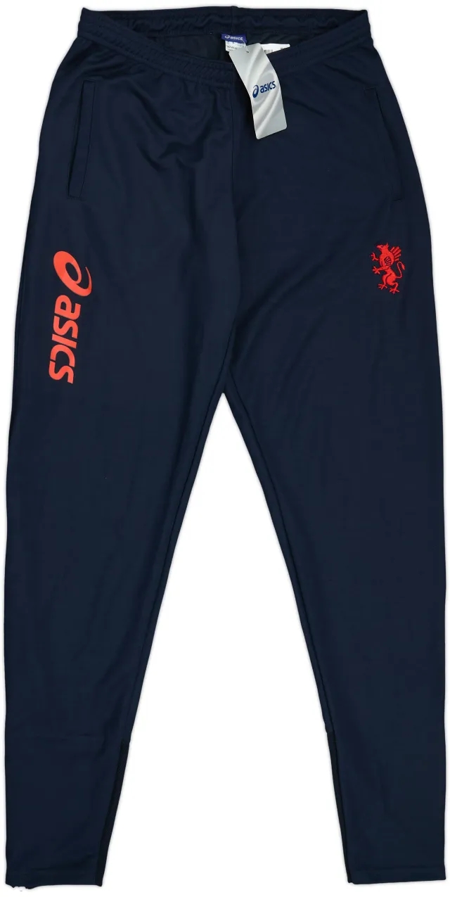 2008-09 Genoa Asics Track Pants/Bottoms (L)