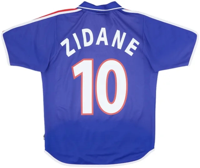 adidas France Mens SS Home Shirt 2000
