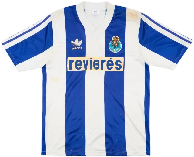 adidas Porto Mens SS Home Shirt 1990/92