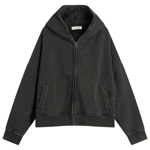 Entire Studios Men's Eternal Full-Zip Hoodie Washedblack