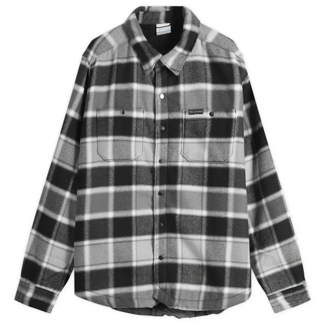 Columbia Men's Windward™ II Shirt Jacket Black Trapper Windowpane