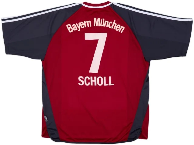 adidas Bayern Munich Mens SS Home Shirt 2001/02