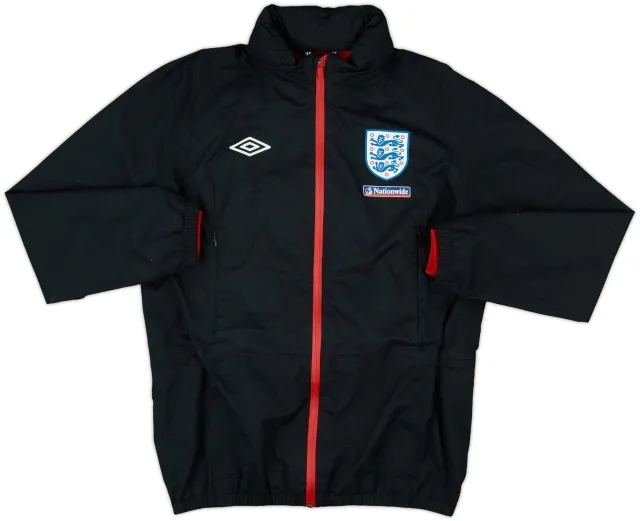 2010-11 England Umbro Hooded Rain Jacket - 8/10 - (M)