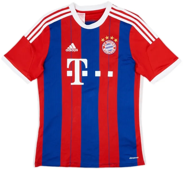 adidas Bayern Munich Boys SS Home Shirt 2014/15