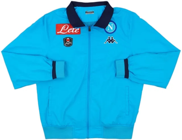 2015-16 Napoli Kappa Track Jacket - 8/10 - (L)