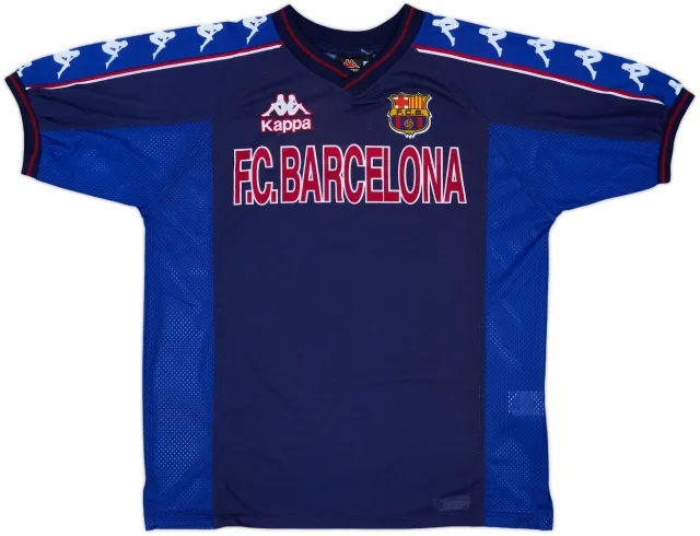 Kappa Barcelona Mens SS Home Shirt 1997/98