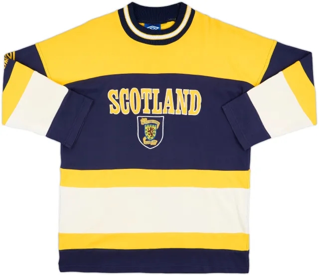 Umbro Scotland Mens SS Home Shirt 1993