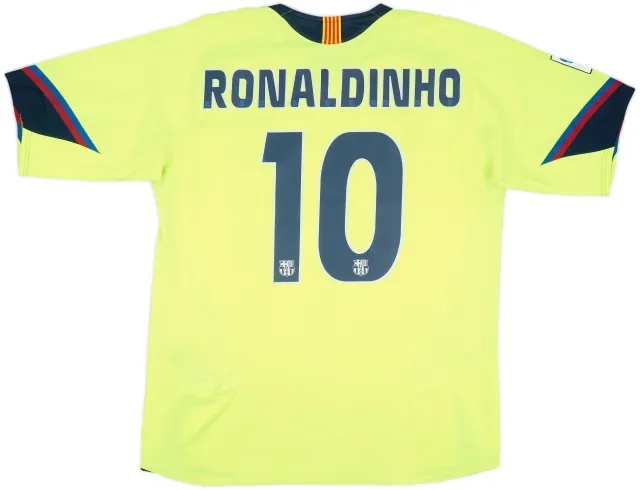 Nike Barcelona Mens SS Away Shirt 2005/06