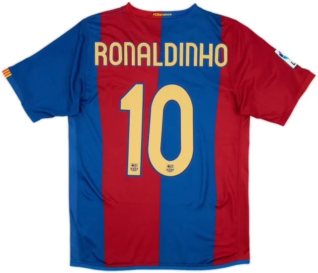 Nike Barcelona Mens SS Home Shirt 2006/07