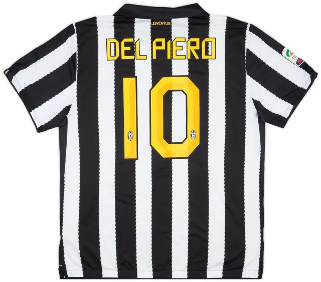 2011-12 Juventus Home Shirt Del Piero #10 - 9/10 - (XXL)