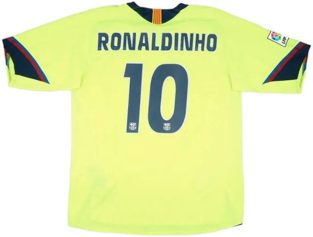 Nike Barcelona Mens SS Away Shirt 2005/06