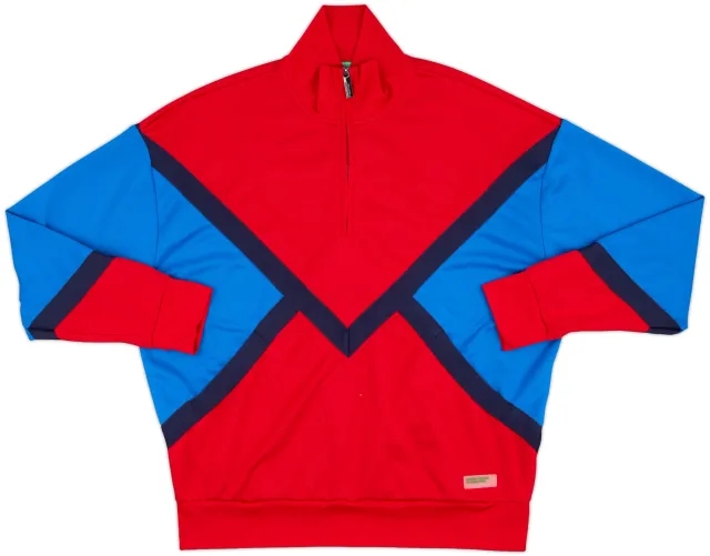 2018 United Colors of Benetton Template 1/4 Zip Track Jacket - 8/10 - (XXL)
