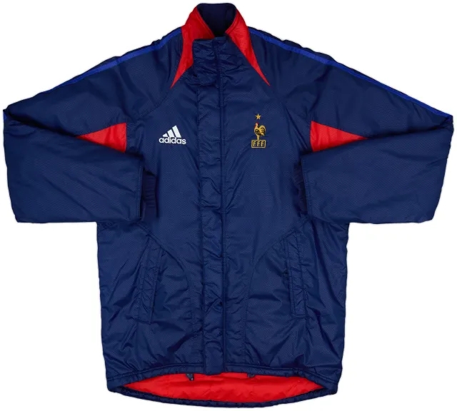 2003-04 France adidas Padded Bench Coat - 8/10 - (S)