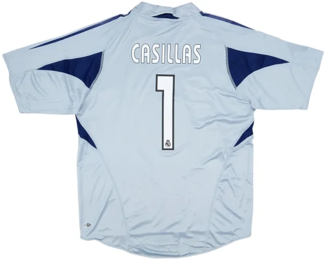 adidas Real Madrid Mens LS Goalkeeper Home Shirt 2004/05