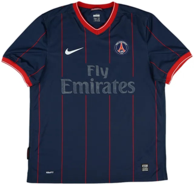 2009-10 Paris Saint-Germain Home Shirt - 4/10 - (L)
