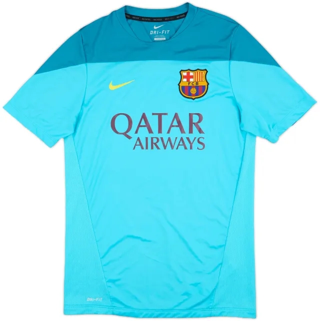 Nike Barcelona Mens SS Home Shirt 2014/15